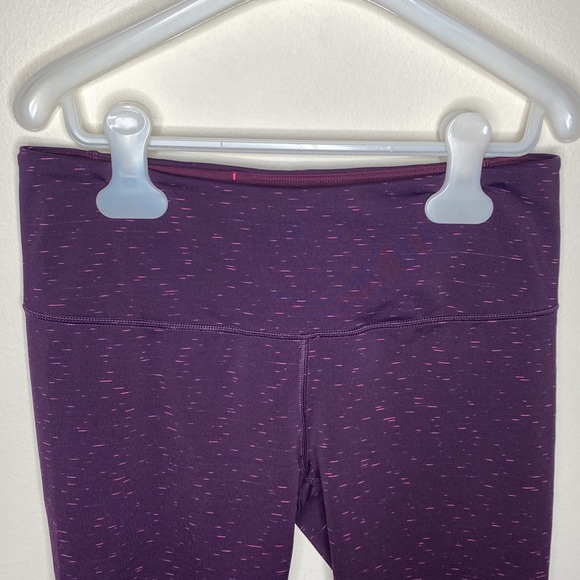 VSX Victoria’ Secret Sport knockout crop leggings in Bordeaux space dye size S - Picture 3 of 10
